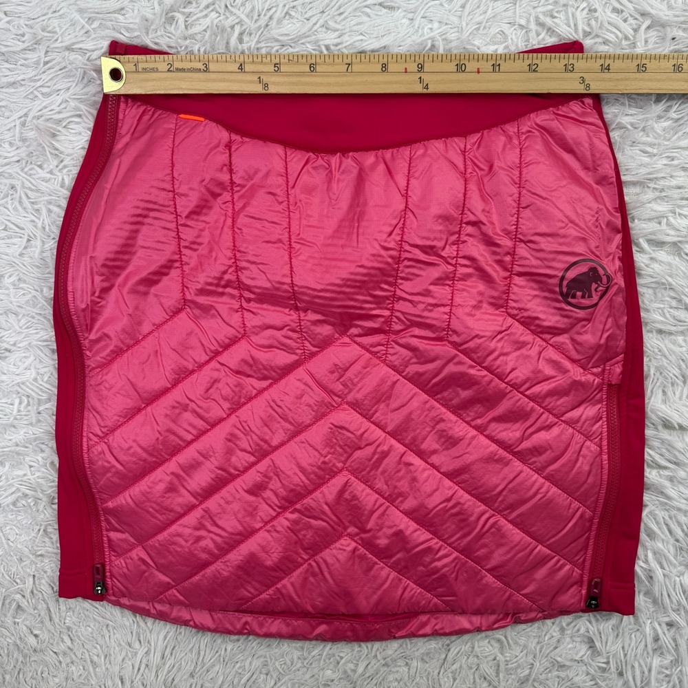 Mammut Skirt Womens Small Pink Dragon Fruit Aenergy Insulated Puffer Zipped S - Picture 8 of 10